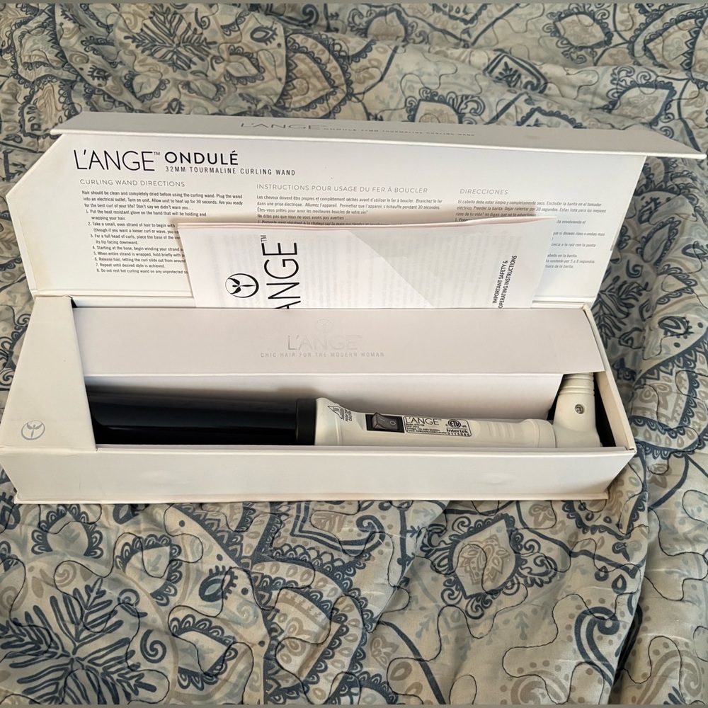 L’ange Ondule tourmaline curling wand 32mm